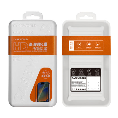 iPhone 15 Pro CaseWorld HD Serisi 0.33mm Temperli Cam Ekran Koruyucu