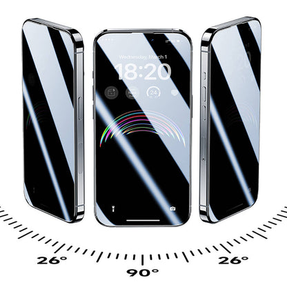 iPhone 15 Pro Hidrofobik Ve Oleofobik Özellikli Benks Privacy Air Shield Ekran Koruyucu 10'lu Paket