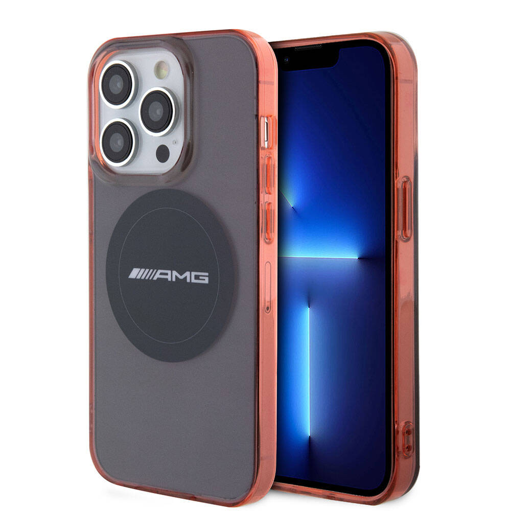 iPhone 15 Pro Kılıf AMG orijinal Lisanslı M-safe Şarj Özellikli Transparan Timeless Kılıf
