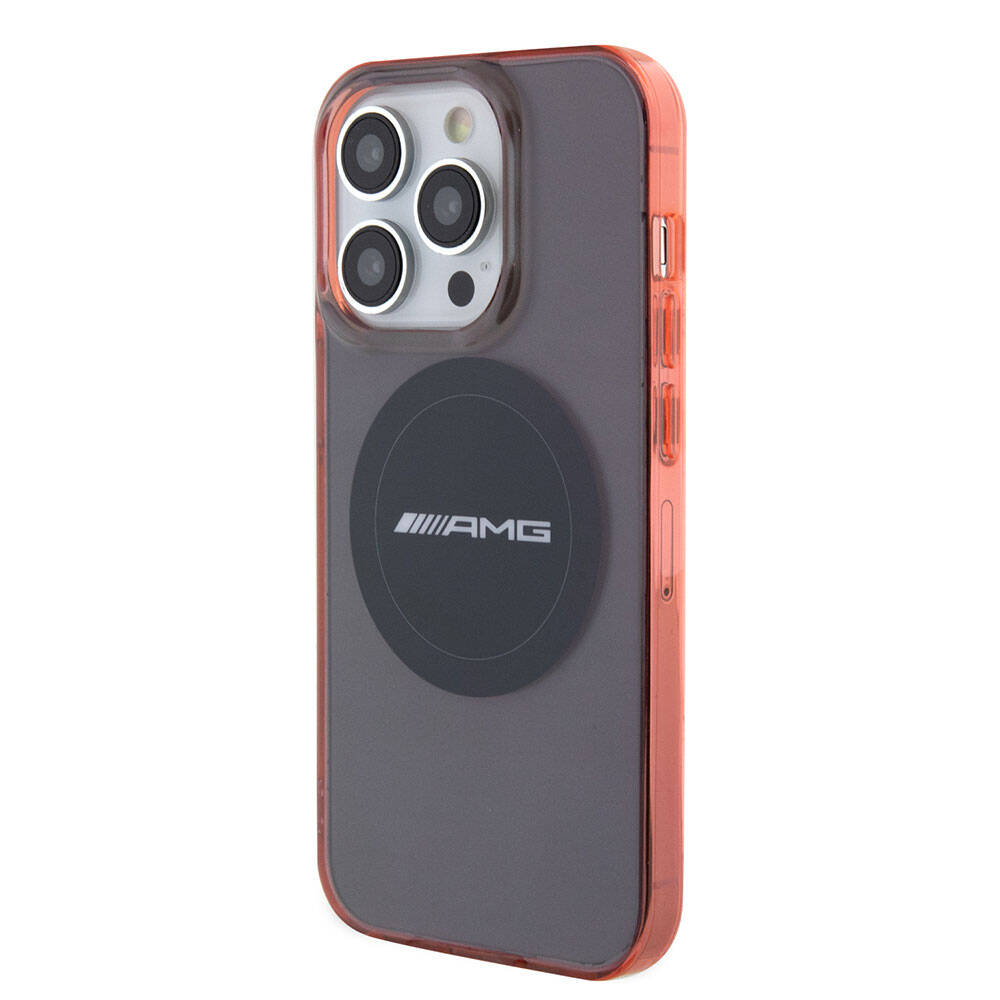 iPhone 15 Pro Kılıf AMG orijinal Lisanslı M-safe Şarj Özellikli Transparan Timeless Kılıf