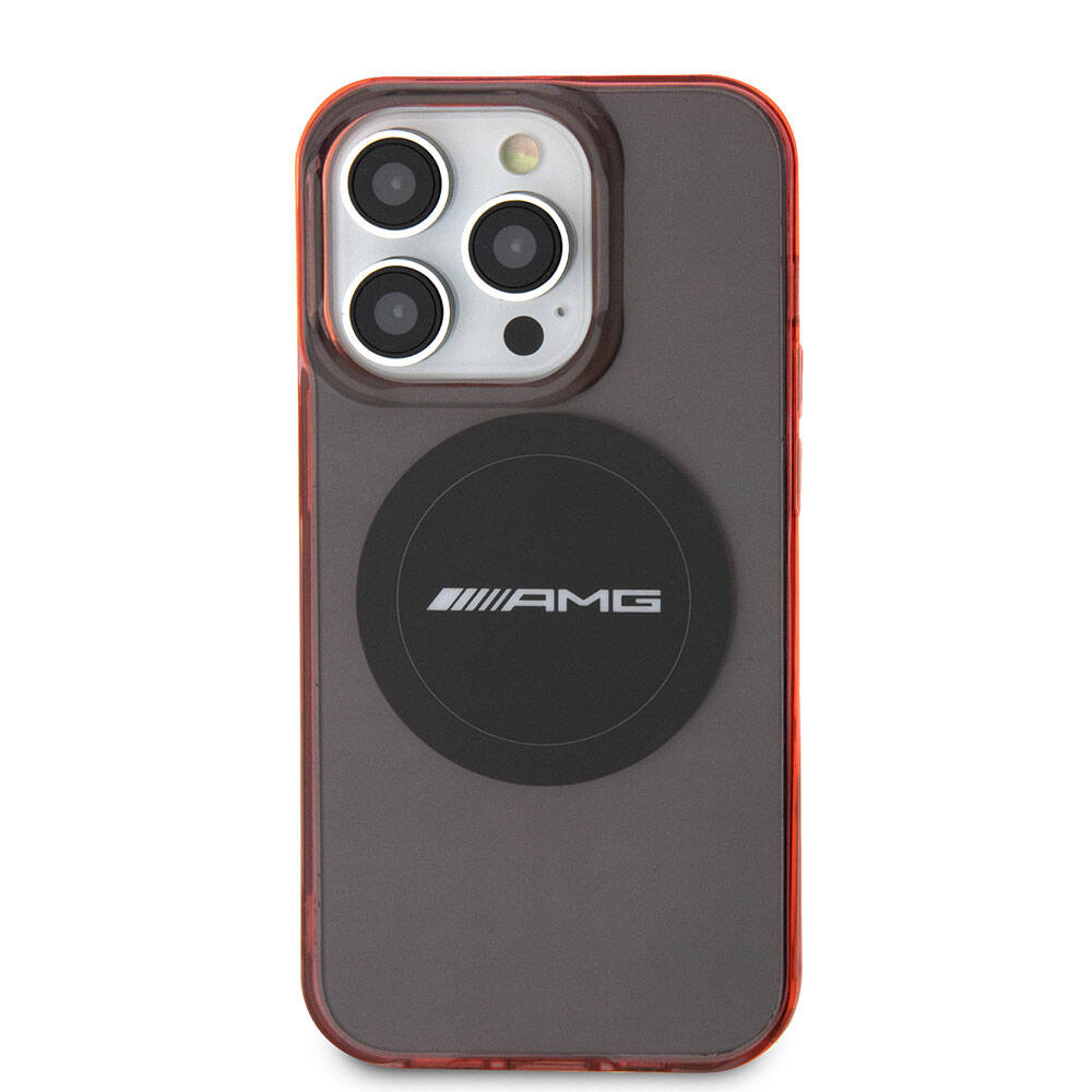 iPhone 15 Pro Kılıf AMG orijinal Lisanslı M-safe Şarj Özellikli Transparan Timeless Kılıf