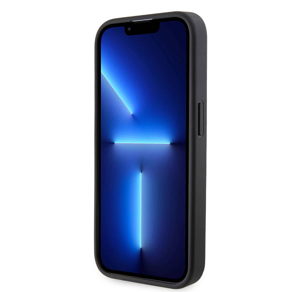 iPhone 15 Pro Kılıf BMW Orijinal Lisanslı M Şerit ve Logolu Standlı Kılıf