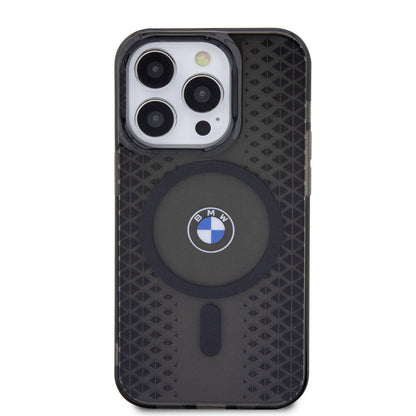 iPhone 15 Pro Kılıf BMW M-safe Şarj Özellikli Transparan IML Signature Orijinal Lisanslı Kılıf