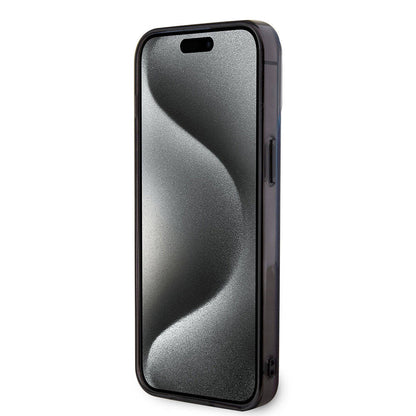 iPhone 15 Pro Kılıf BMW M-safe Şarj Özellikli Transparan Renk Geçişli Dizayn Orijinal Lisanslı Kılıf