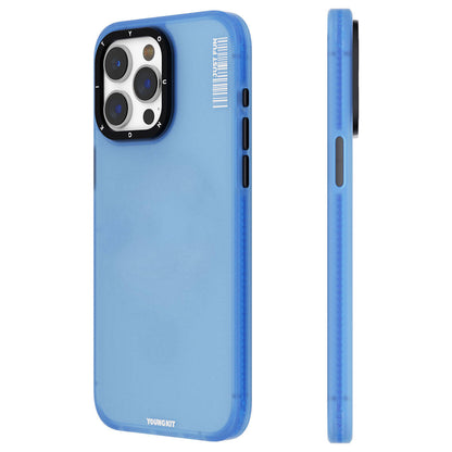 iPhone 15 Pro Kılıf Buzlu Mat Tasarım Youngkit Colored Sand Serisi Kılıf