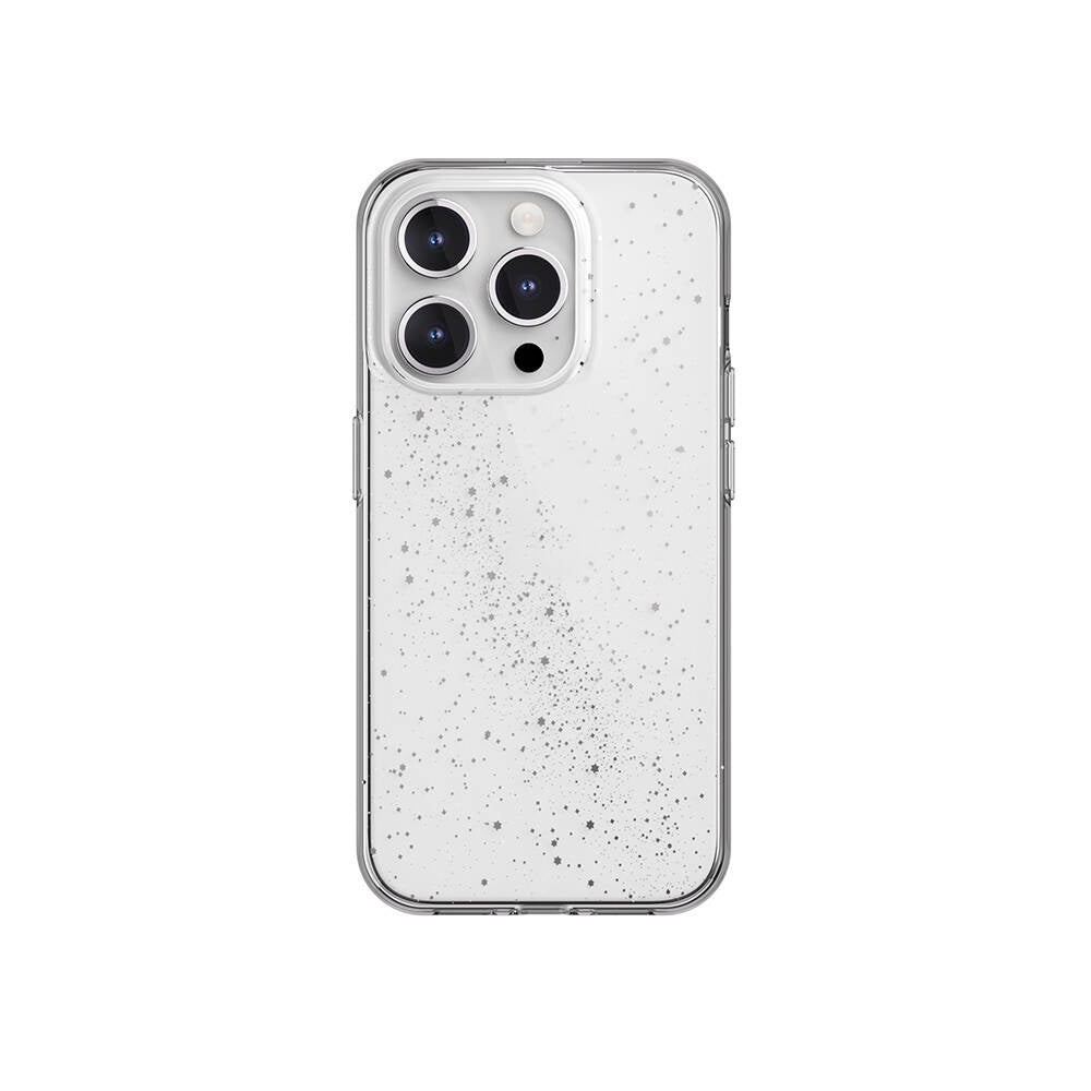 iPhone 15 Pro Kılıf Çift Katmanlı IMD Baskılı Bumper Lisanslı Switcheasy Cosmos Starlight Kılıf