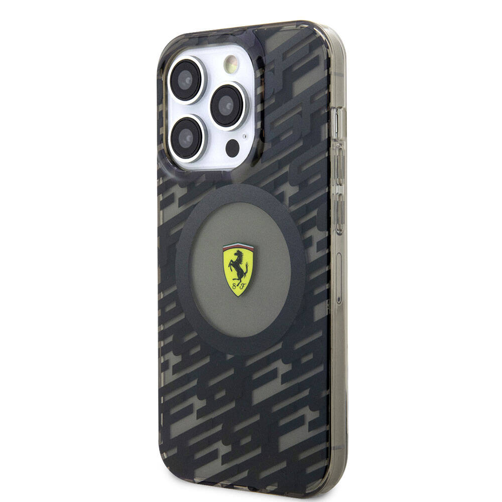 iPhone 15 Pro Kılıf Ferrari Orijinal Lisanslı M-safe Şarj Özellikli Multi SF Kılıf