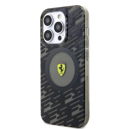 iPhone 15 Pro Kılıf Ferrari Orijinal Lisanslı M-safe Şarj Özellikli Multi SF Kılıf