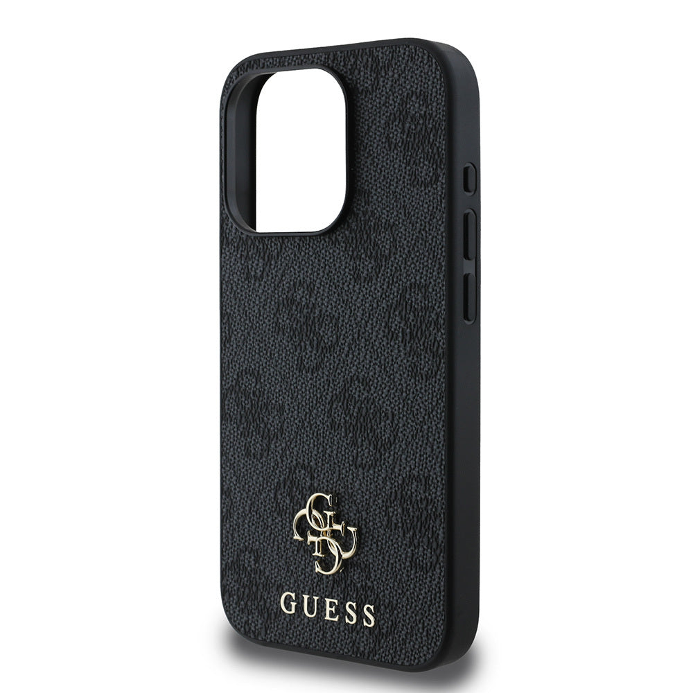 iPhone 15 Pro Kılıf Guess Orijinal Lisanslı M-safe Şarj Özellikli Small 4G Classic Kılıf
