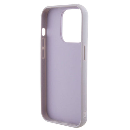 iPhone 15 Pro Kılıf Guess Orijinal Lisanslı PU Deri Metal Yazı Logolu Kapitone Kılıf