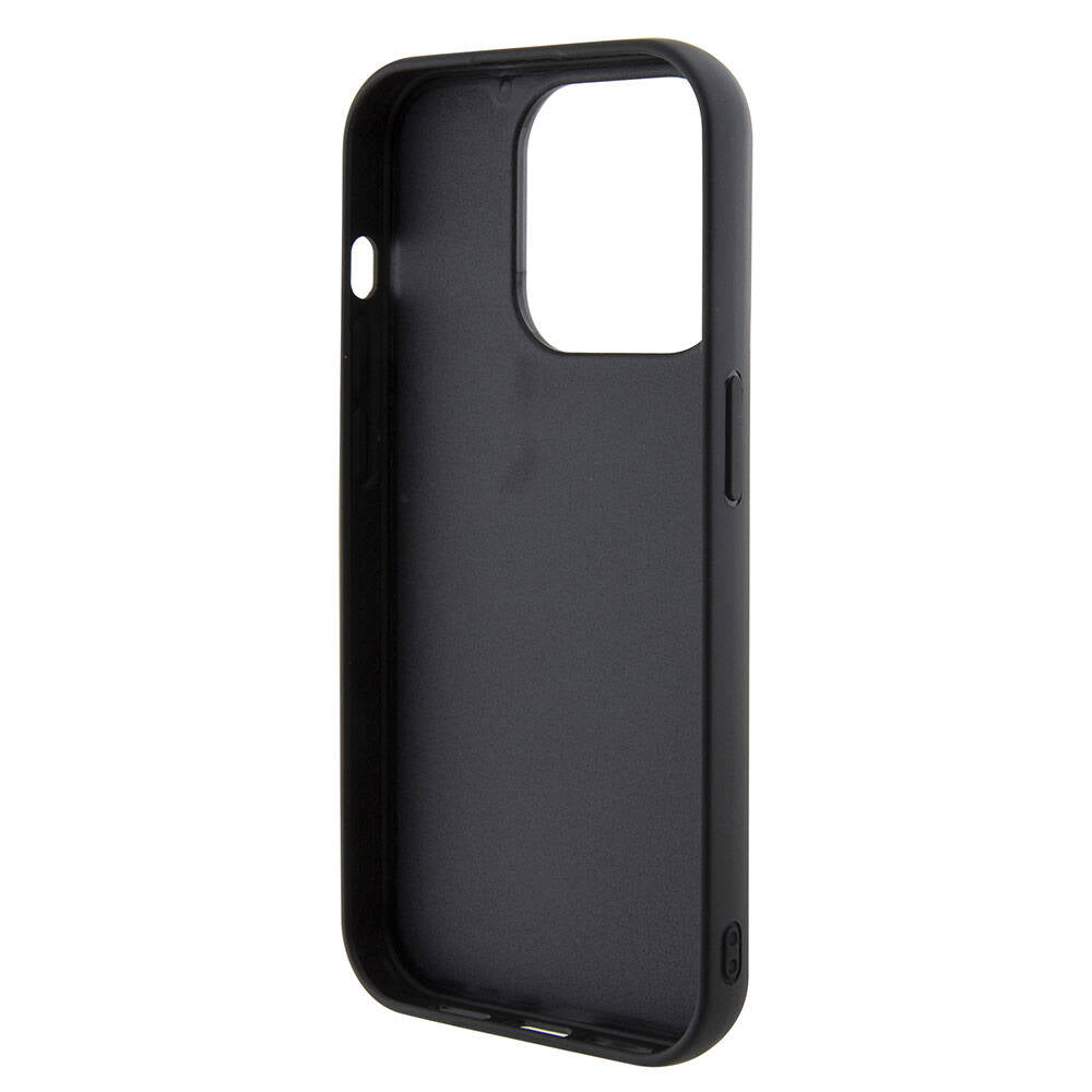 iPhone 15 Pro Kılıf Guess Orijinal Lisanslı Yazı Logolu Disco Script Metal Kılıf