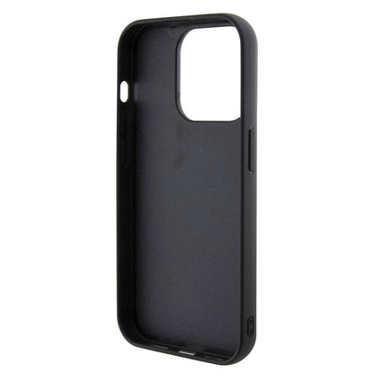 iPhone 15 Pro Kılıf Guess Orijinal Lisanslı Yazı Logolu Disco Script Metal Kılıf