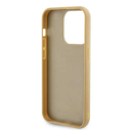 iPhone 15 Pro Kılıf Guess Orijinal Lisanslı Yazı Logolu Disco Script Metal Kılıf