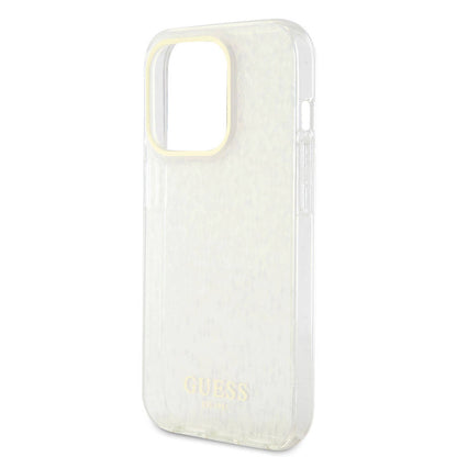 iPhone 15 Pro Kılıf Guess Orijinal Lisanslı Yazı Logolu Mirror Disco Kılıf