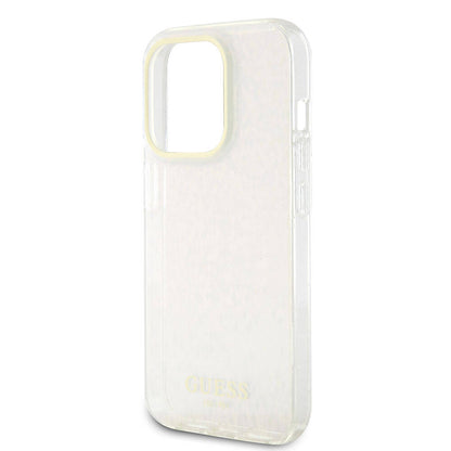 iPhone 15 Pro Kılıf Guess Orijinal Lisanslı Yazı Logolu Mirror Disco Kılıf