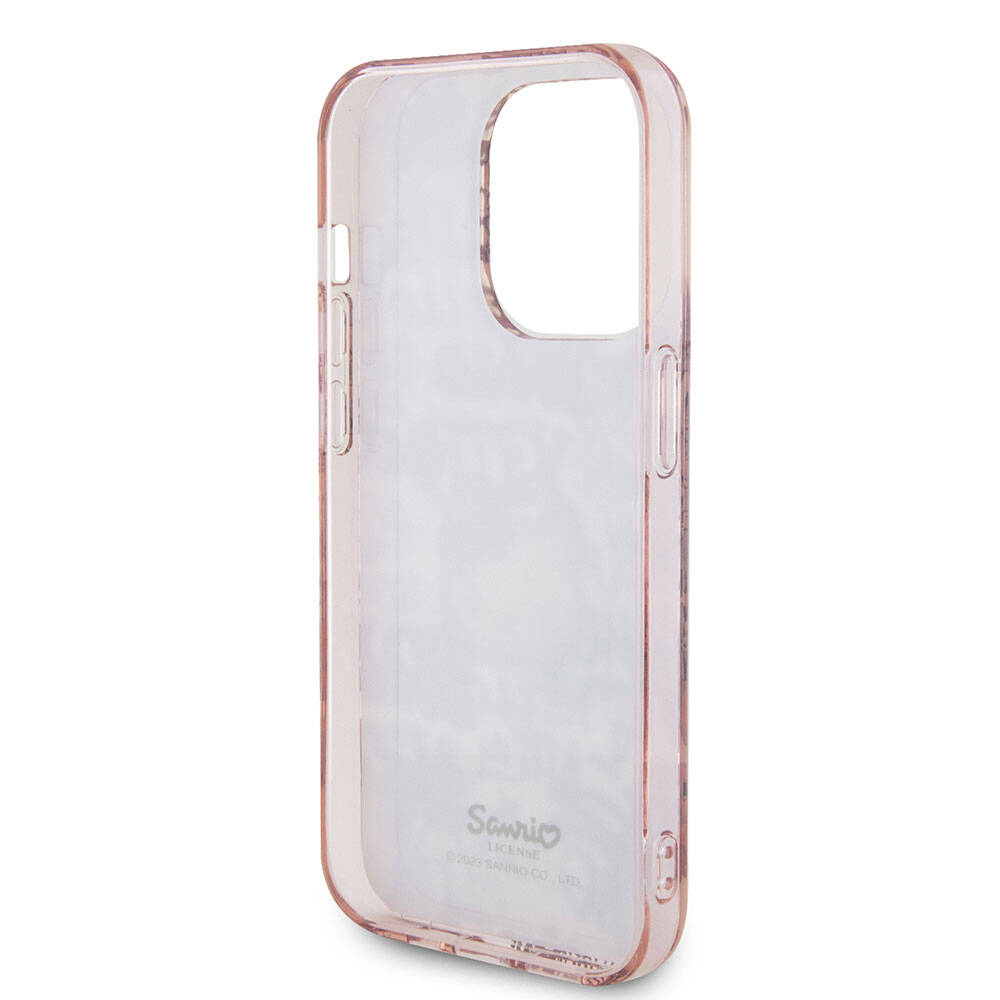 iPhone 15 Pro Kılıf Hello Kitty Orijinal Lisanslı İkonik Logolu Etiket Graffiti Kılıf