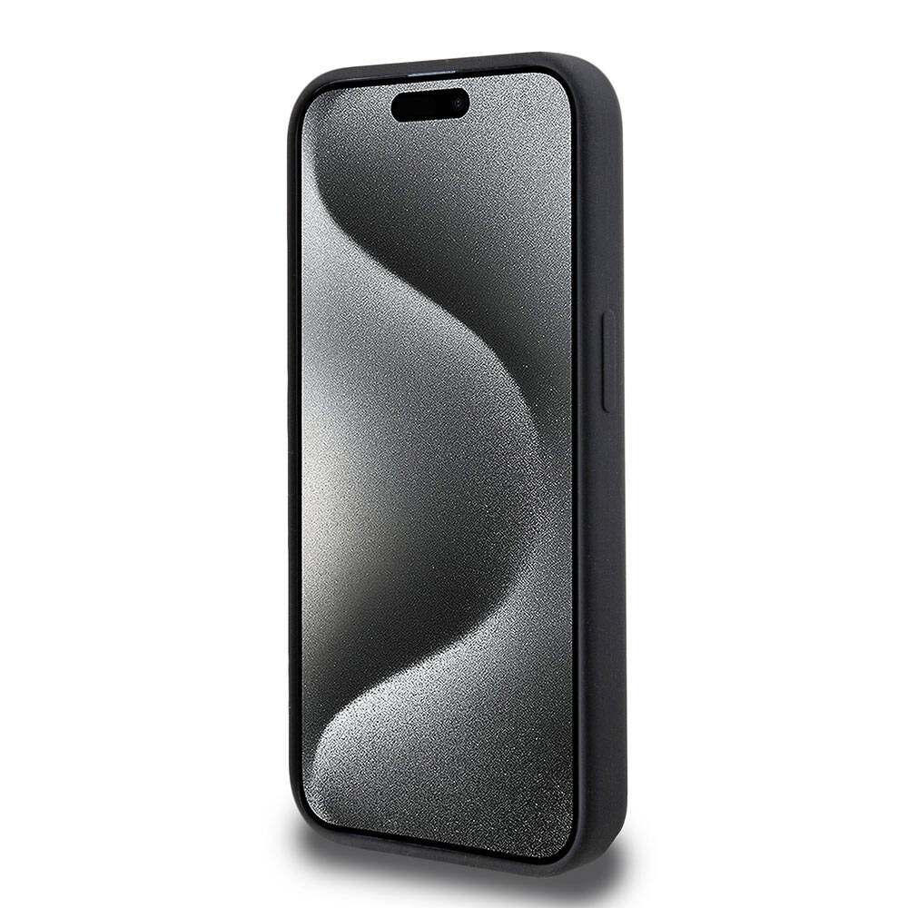 iPhone 15 Pro Kılıf Hello Kitty Orijinal Lisanslı M-safe Şarj Özellikli Kitty Head Deri Kılıf