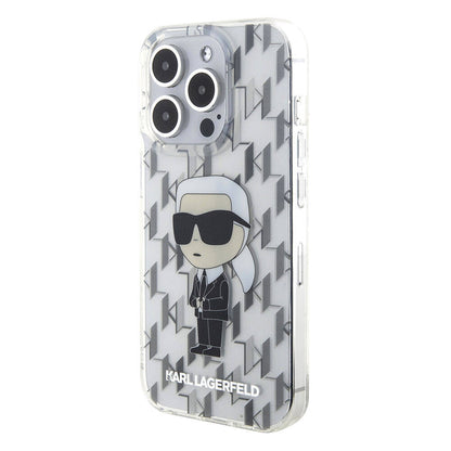 iPhone 15 Pro Kılıf Karl Lagerfeld IML İkonik Monogram Orijinal Lisanslı Kılıf