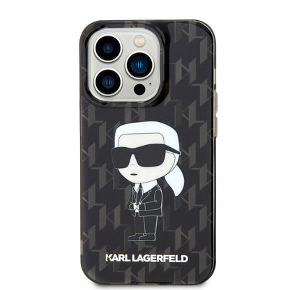 iPhone 15 Pro Kılıf Karl Lagerfeld IML İkonik Monogram orijinal Lisanslı Kılıf