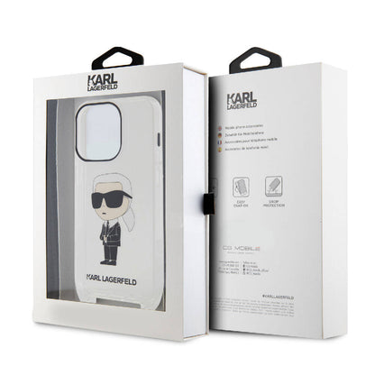 iPhone 15 Pro Kılıf Karl Lagerfeld orijinal Lisanslı Boyun Askılı Karl İkonik Crossbody Kılıf