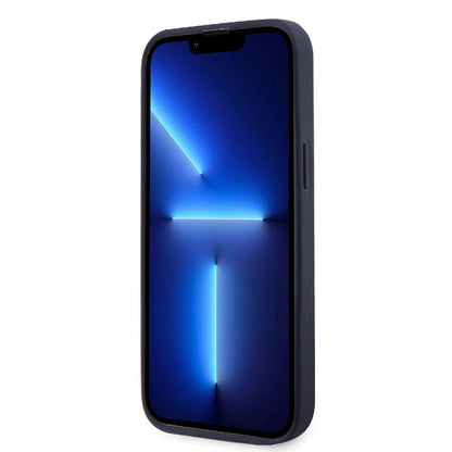 iPhone 15 Pro Kılıf Lacoste orijinal Lisanslı M-safe Şarj Özellikli PU Deri Görünümlü Kartlıklı Karışık Monogram Desenli Kılıf