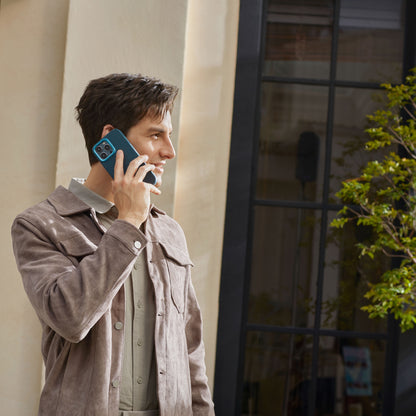 iPhone 15 Pro Kılıf M-safe Şarj Özellikli 1500D Aramid Fiber Pitaka Military-Grade Classic Serisi Black-Grey Twill Kılıf