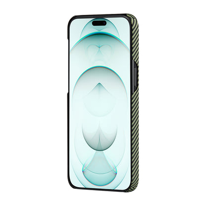 iPhone 15 Pro Kılıf M-safe Şarj Özellikli 600D Aramid Fiber Pitaka Tactile Woven Orchestra Serisi Overture Kılıf