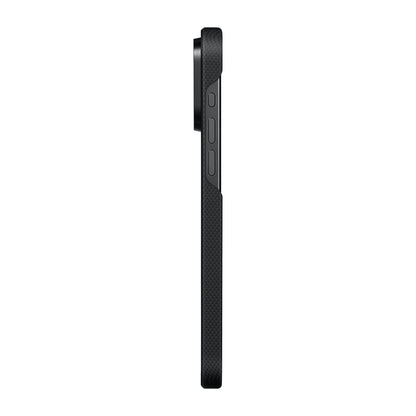iPhone 15 Pro Kılıf M-safe Şarj Özellikli Aramid Karbon Fiber Pitaka Tactile Woven Break The Line Kılıf