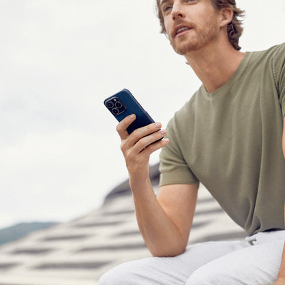 iPhone 15 Pro Kılıf M-safe Şarj Özellikli Aramid Fiber Pitaka Tactile Woven Starpeak Serisi Over The Horizon Kılıf