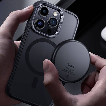 iPhone 15 Pro Kılıf M-safe Şarj Özellikli Benks Mist Protective Kılıf