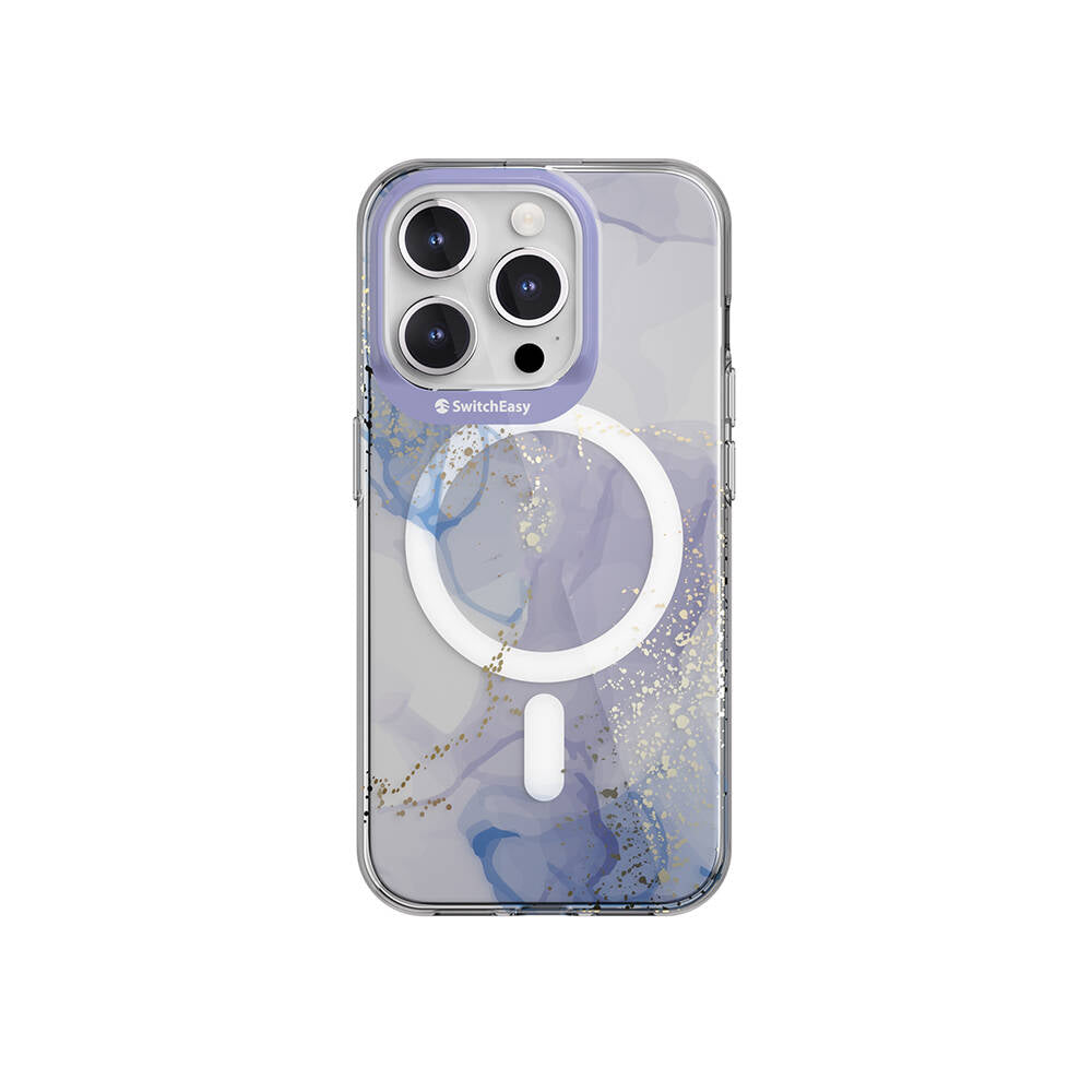 iPhone 15 Pro Kılıf M-safe Şarj Özellikli Çift IMD Baskılı Lisanslı Switcheasy Artist-M Veil Kılıf