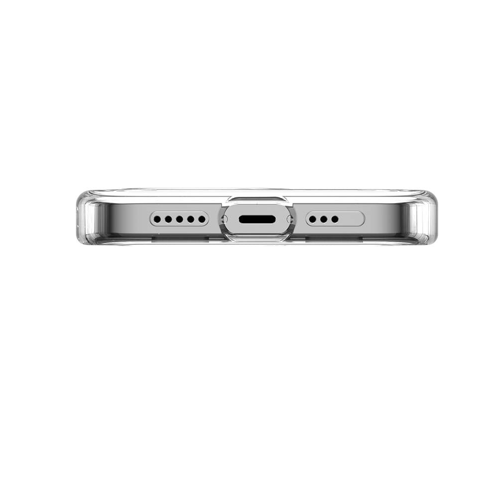 iPhone 15 Pro Kılıf M-safe Şarj Özellikli Çizim Desenli Şok Önleyicili Şeffaf Lisanslı Switcheasy City-M Paris Kılıf