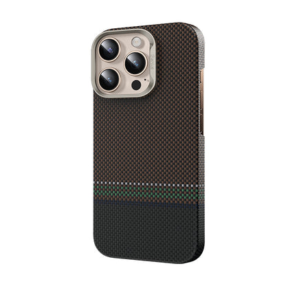 iPhone 15 Pro Kılıf M-safe Şarj Özellikli Karbon Fiber Tasarımlı Benks Prestige ArmorAir Kevlar Kılıf