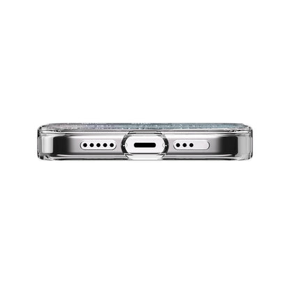 iPhone 15 Pro Kılıf M-safe Şarj Özellikli Parlayan Simli Şeffaf Lisanslı Switcheasy Starfield-M Kılıf