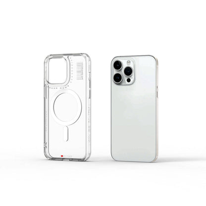 iPhone 15 Pro Kılıf M-safe Şarj Özellikli Şeffaf Transparan Wiwu Turkey D Serisi Kılıf