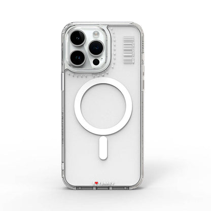 iPhone 15 Pro Kılıf M-safe Şarj Özellikli Şeffaf Transparan Wiwu Turkey D Serisi Kılıf