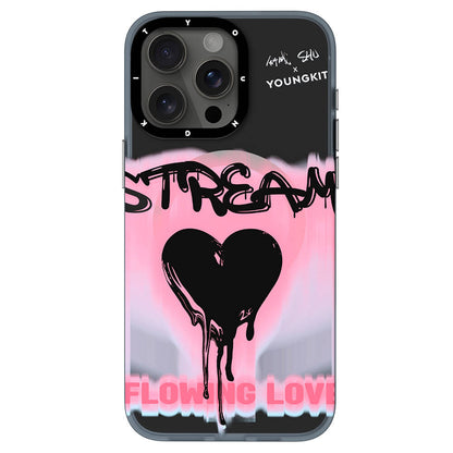 iPhone 15 Pro Kılıf M-safe Şarj Özellikli Shu Tasarımlı Youngkit Dreamland Serisi Kılıf