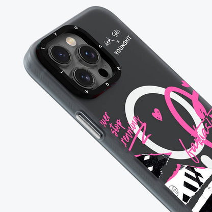 iPhone 15 Pro Kılıf M-safe Şarj Özellikli Shu Tasarımlı Youngkit Dreamland Serisi Kılıf