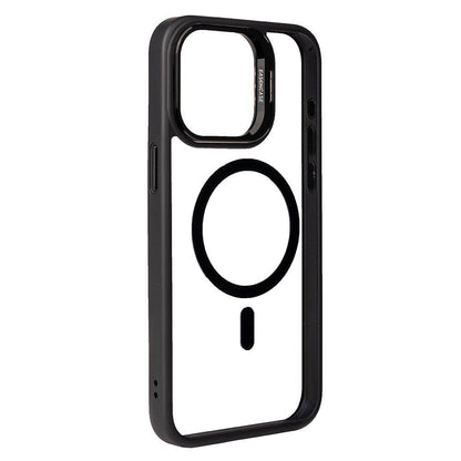 iPhone 15 Pro Kılıf M-safe Şarj Özellikli Standlı Zore M-safe Klon Lensli Kılıf