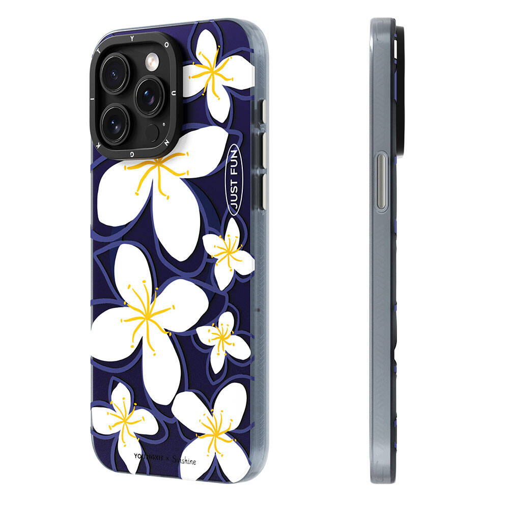 iPhone 15 Pro Kılıf M-safe Şarj Özellikli Sunshine Tasarımlı Youngkit Smile Serisi Kılıf