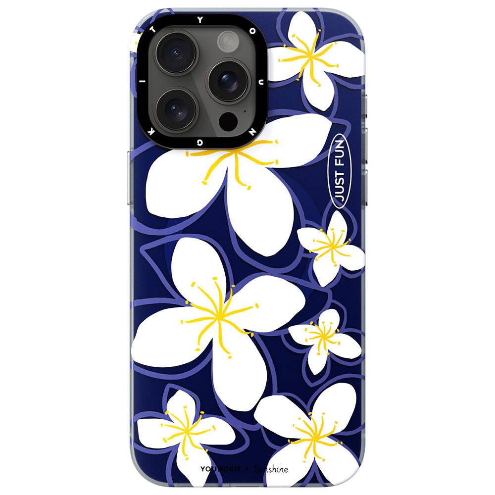 iPhone 15 Pro Kılıf M-safe Şarj Özellikli Sunshine Tasarımlı Youngkit Smile Serisi Kılıf