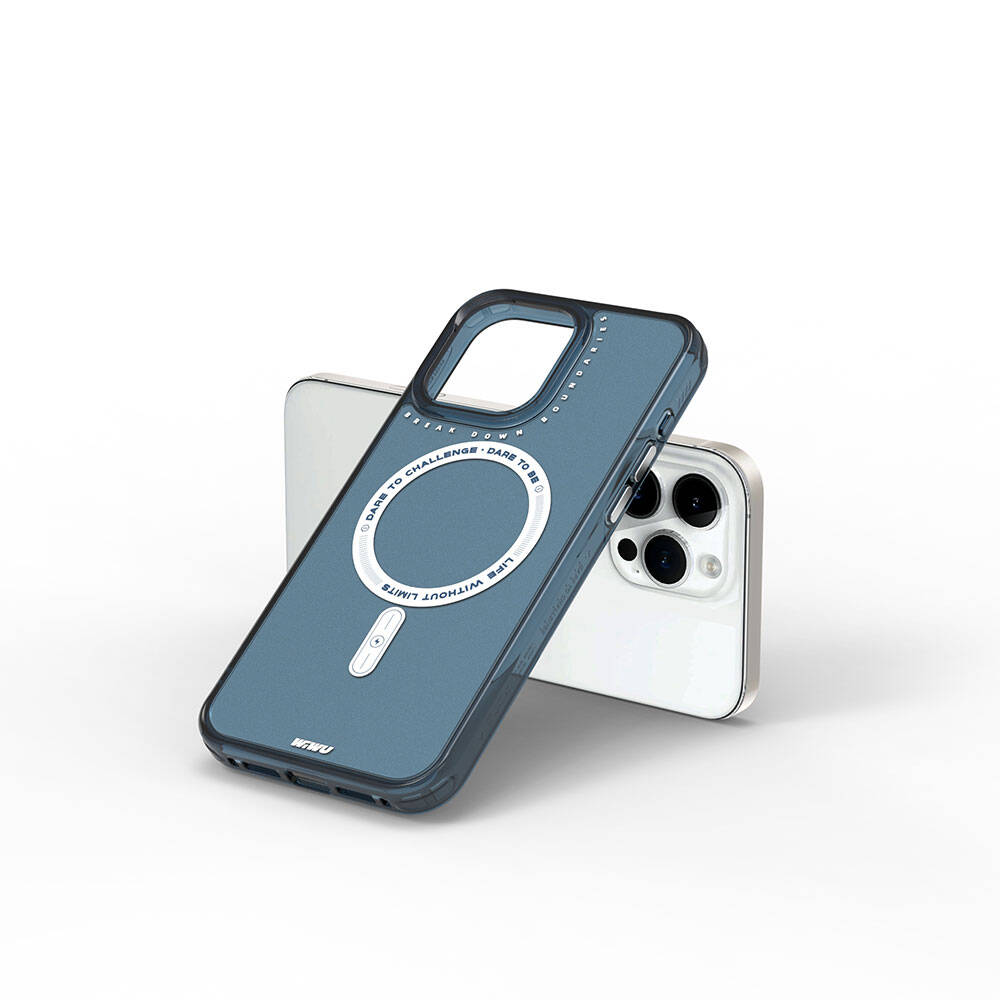 iPhone 15 Pro Kılıf M-safe Şarj Özellikli Wiwu Basic Color J Serisi Kılıf