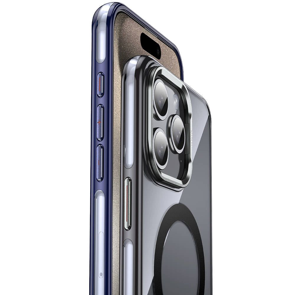 iPhone 15 Pro Kılıf M-safe Şarj Özellikli Wlons Standlı Efsane Kılıf
