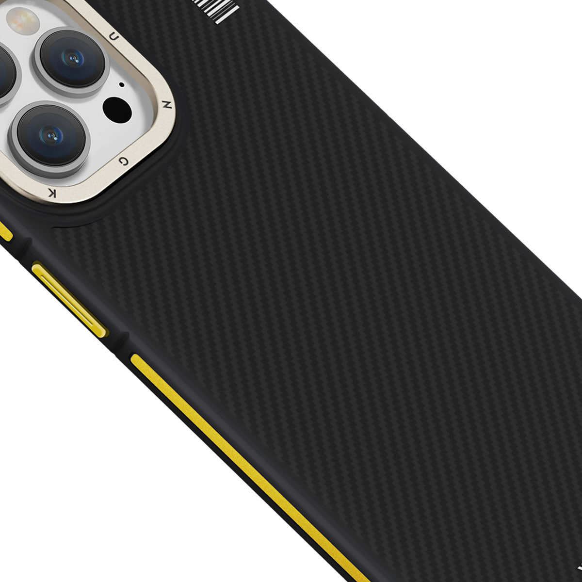 iPhone 15 Pro Kılıf M-safe Şarj Özellikli YoungKit 600D Kevlar Kılıf