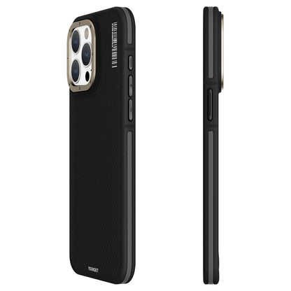 iPhone 15 Pro Kılıf M-safe Şarj Özellikli YoungKit 600D Kevlar Kılıf