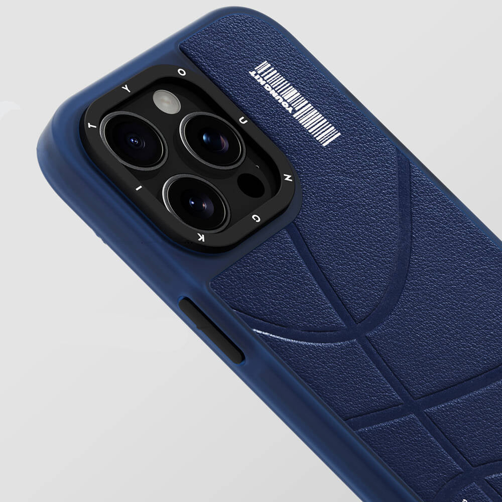 iPhone 15 Pro Kılıf M-safe Şarj Özellikli Youngkit Backboard Serisi Leather Kılıf