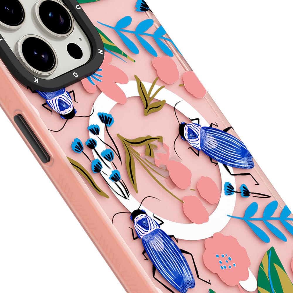 iPhone 15 Pro Kılıf M-safe Şarj Özellikli YoungKit Huagu Serisi Kılıf