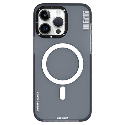 iPhone 15 Pro Kılıf M-safe Şarj Özellikli Youngkit Jiansha Serisi Kılıf