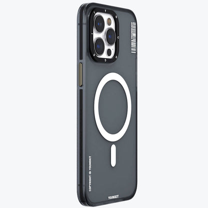 iPhone 15 Pro Kılıf M-safe Şarj Özellikli Youngkit Jiansha Serisi Kılıf