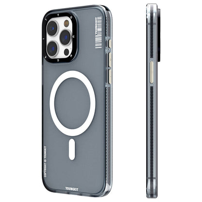 iPhone 15 Pro Kılıf M-safe Şarj Özellikli Youngkit Jiansha Serisi Kılıf